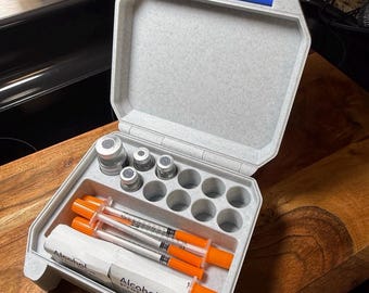 Peptides Snaplock case & travel kit