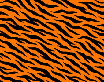 Tiger Stripe Seamless Pattern | PNG SVG Bundle (Digital Download)