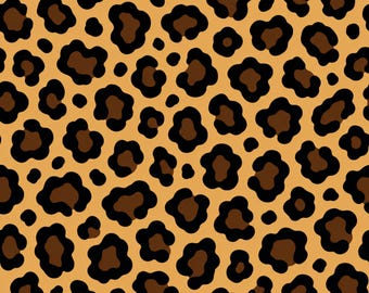 Leopard Print Seamless Pattern | PNG SVG Bundle (Digital Download)