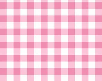 Pink Gingham Seamless Pattern | PNG SVG Bundle (Digital Download)