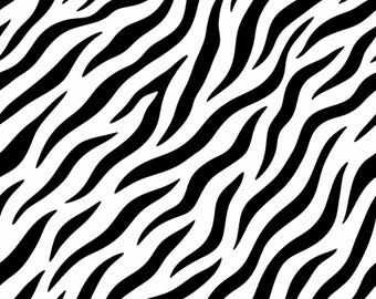 Zebra Print Seamless Pattern | PNG SVG Bundle (Digital Download)