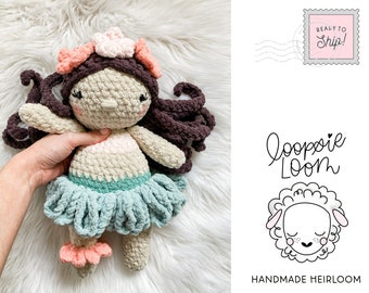 Crochet Hula Doll | Hawaiian Inspired Plush, Heirloom Lovey