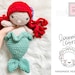 Mermaid Doll | Handmade Mermaid | Ariel Inspired Doll | Crochet Mermaid Doll | Heirloom Lovey | Mermaid Stuffy | Ready To Ship