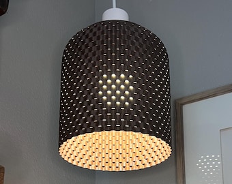 Classic Basket Weave Style Pendant Lamp