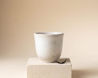 Taza de cerámica Chawan - Taza de cerámica sin asa, tazón de té hecho a mano para bebidas calientes