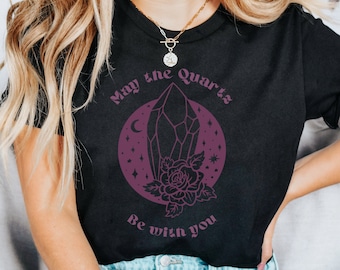 Mystical shirt, Crystal shirt, tarot shirt, witchy vibe, goth gift, witchcraft, occult, spiritual, spiritual shirt, witchy clothing