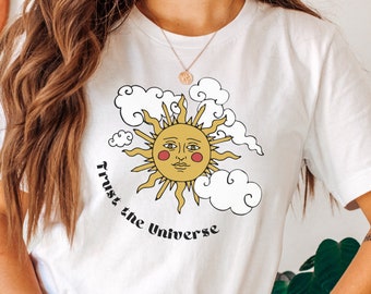 Mystical shirt, tarot shirt, witchy vibe, goth gift, witchcraft, occult, spiritual, spiritual shirt, witchy clothing, sun shirt