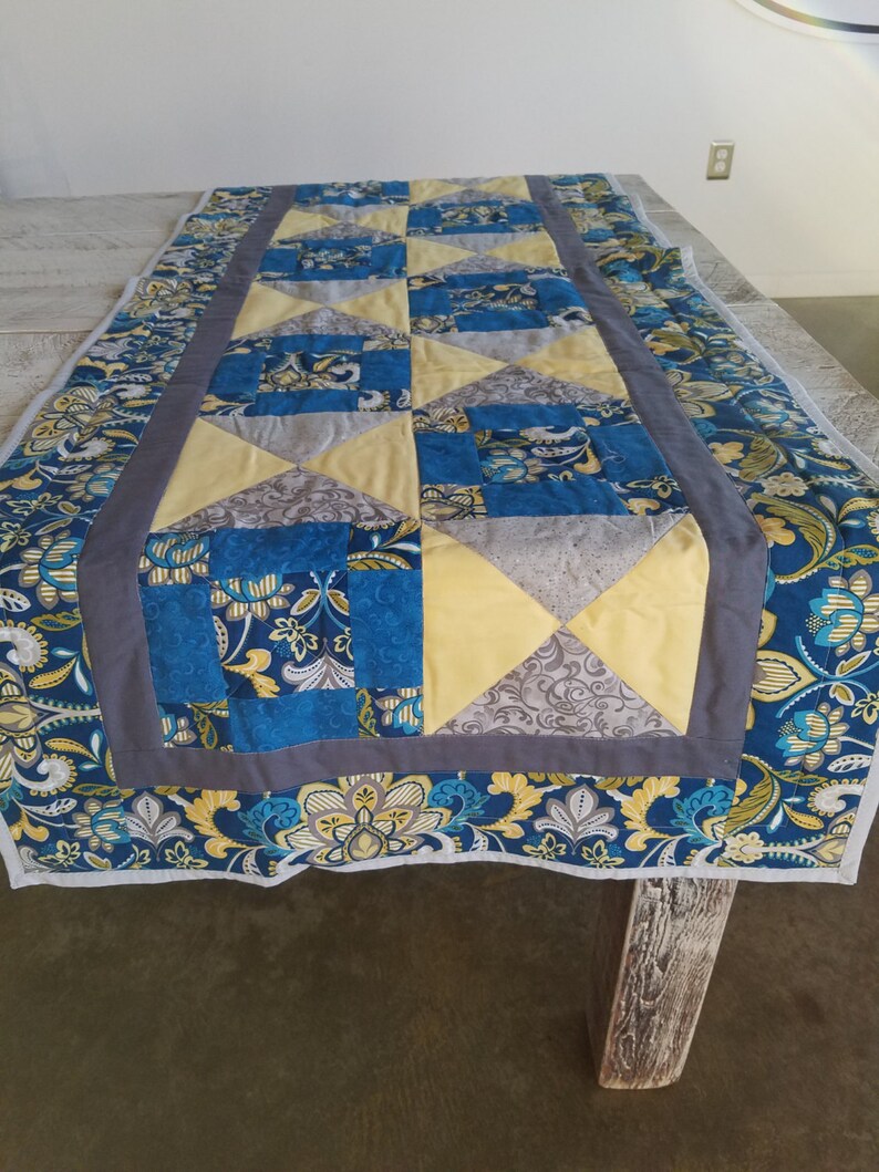 Bed Runner Bed Scarf Handmade/quilted Etsy