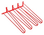 Hairpin Legs - 3 Rod - Round Bottoms - Set of 4. Mid century hairpin legs. Powder coated hairpin legs. For your own DIY project.
