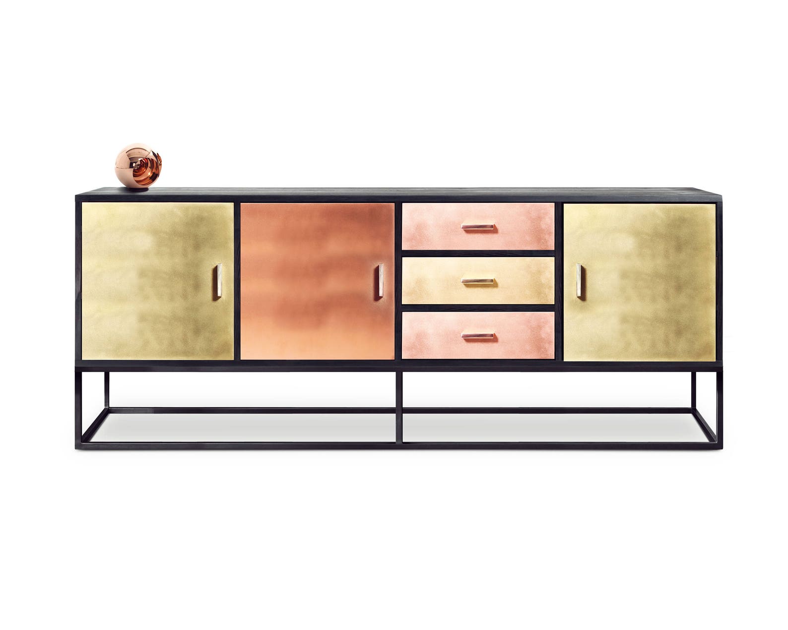 Sideboard Reykjavik. Brass Bronze Copper Sideboard. Luxury Etsy