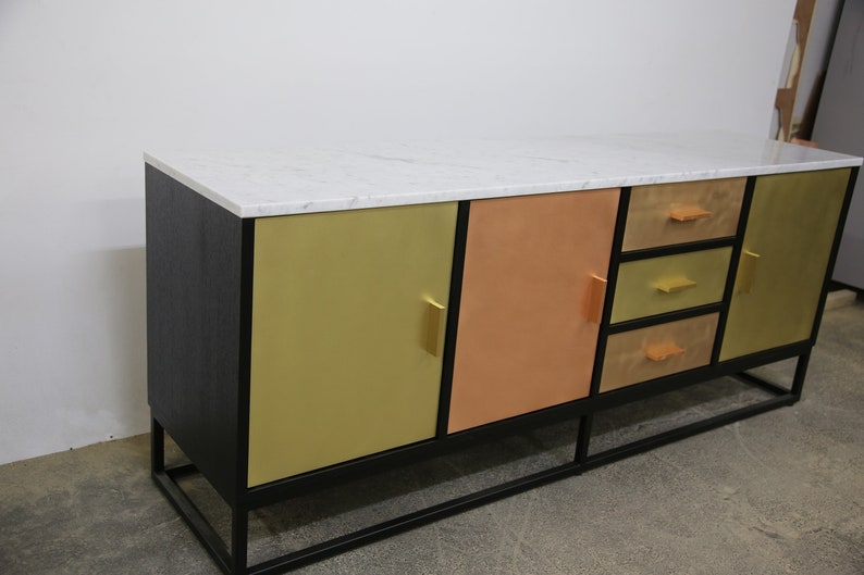 Sideboard Reykjavik. Brass Bronze Copper Sideboard. Luxury Etsy