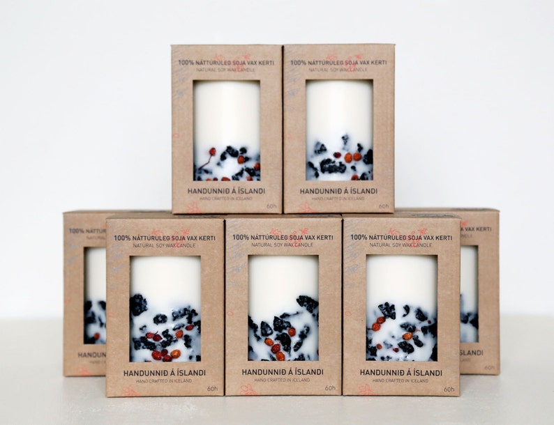 Genuine Icelandic Soy Wax Candle. Rowan berries and 2000 years image 3
