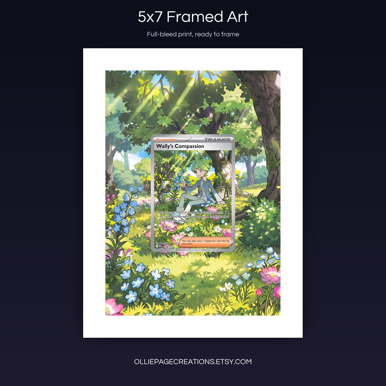 4x6 and PSA-style framed prints