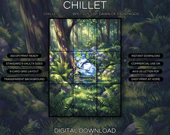 Chillet BP01-025-SSP Extended Art Print | Dawn of Palapagos Binder Display (Digital Download)