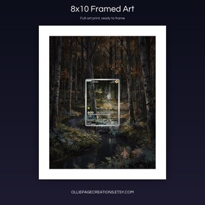 Blitzle 195/182 8x10 full-art framed print, ready-to-frame extended art wall display, Paradox Rift
