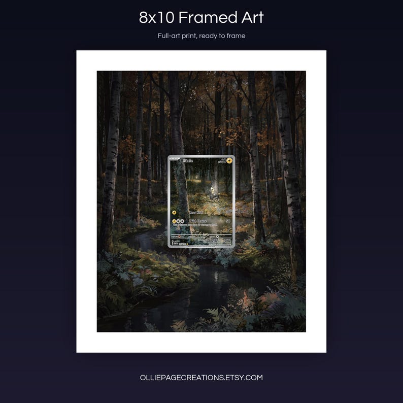 Blitzle 195/182 8x10 full-art framed print, ready-to-frame extended art wall display, Paradox Rift