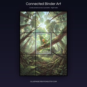 Collector bundle feature overview for Chespin extended binder art — binder page grids plus 8x10