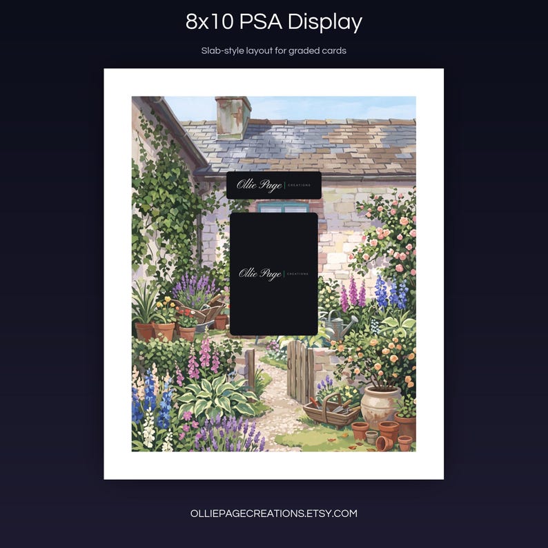 4x6 and PSA-style framed prints
