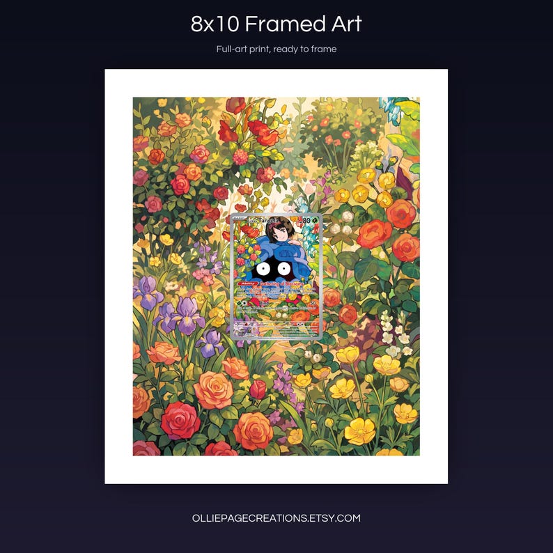 Collector bundle feature overview for Erika's Tangela extended binder art — binder page grids plus 8x10