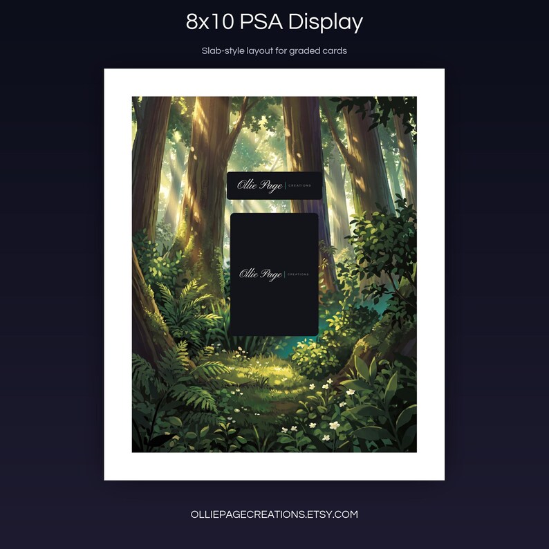 4x6 and PSA-style framed prints