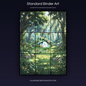 Lyleen BP01-049-SSP extended art 3x3 grid layout, full 9-pocket binder page display printable, Dawn of Palapagos collector insert
