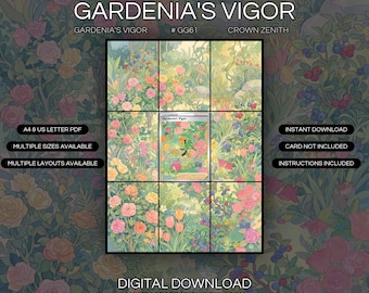 Gardenia's Vigor GG61/GG70 Kunstdruck (Erweiterte Version) | Crown Zenith Ordner-Display (Digitaler Download)
