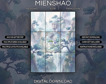 Lámina artística extendida Mienshao 200/182 / Exhibidor de carpeta Paradox Rift (Descarga digital)