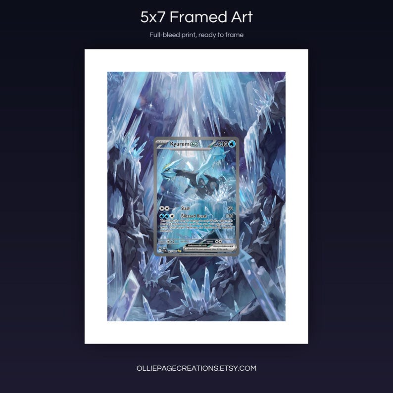 Kyurem EX 165/086 extended art 3x3 grid layout