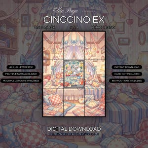 Cinccino EX 119/086 Extended Art Print | Chaos Rising Binder Display (Digital Download)