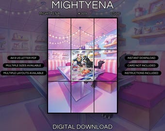 Stampa artistica estesa Mightyena 009/012 / Espositore per raccoglitore CSUC (Download digitale)