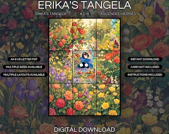 Erika's Tangela 218/217 Extended Art Print | Ascended Heroes Binder Display (Digital Download)