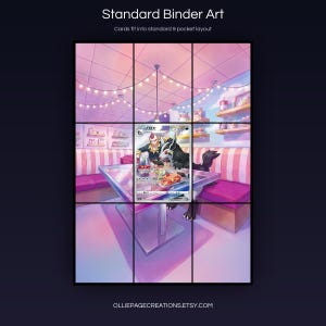Mightyena 009/012 extended art 3x3 grid layout, full 9-pocket binder page display printable, CSUC collector insert