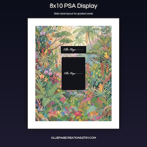 Venusaur EX 198/165 8x10 PSA slab-style display layout for graded card presentation, S&V 151