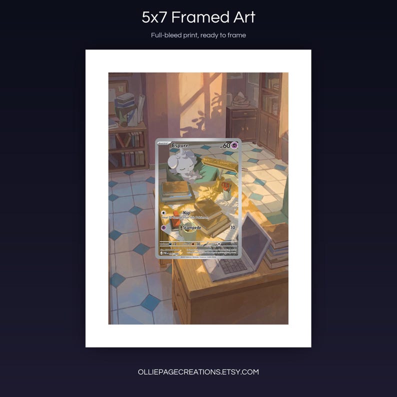 4x6 and PSA-style framed prints