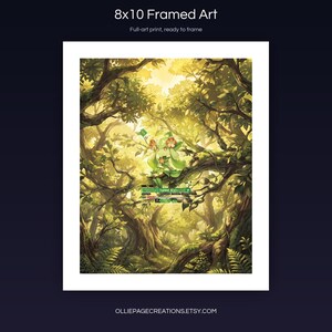 Petalia BP01-051-SP 8x10 full-art framed print, ready-to-frame extended art wall display, Dawn of Palapagos