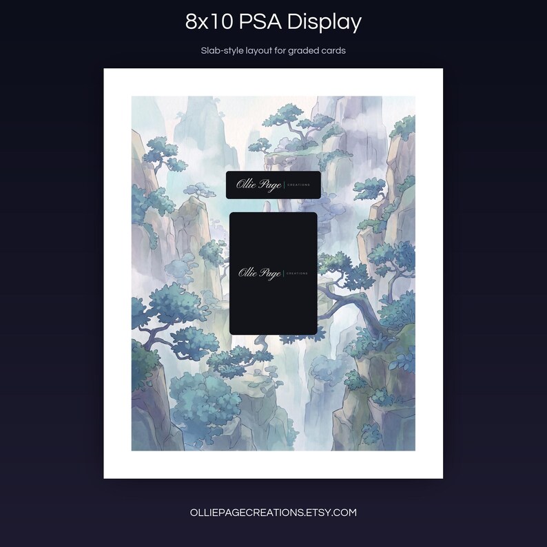 4x6 and PSA-style framed prints