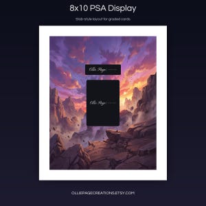 4x6 and PSA-style framed prints