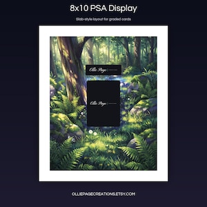 Chillet BP01-025-SSP 8x10 PSA slab-style display layout for graded card presentation, Dawn of Palapagos