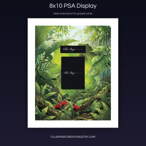 Caterpie 172/165 8x10 PSA slab-style display layout for graded card presentation, S&V 151
