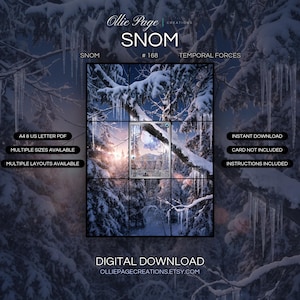 Snom 168/162 Erweiterter Kunstdruck | Ordnerdisplay für Zeitkräfte (Digitaler Download)