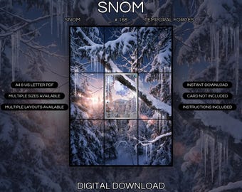 Snom 168/162 Extended Art Print | Temporal Forces Binder Display (Digital Download)
