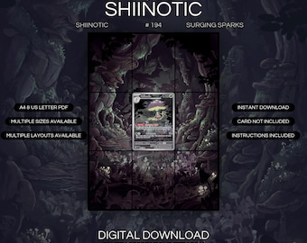 Shiinotic 194/191 Extended Art Print | Surging Sparks Binder Display (Digital Download)