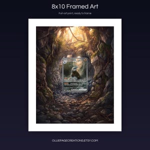 Excadrill EX 168/086 8x10 full-art framed print, ready-to-frame extended art wall display, Black Bolt