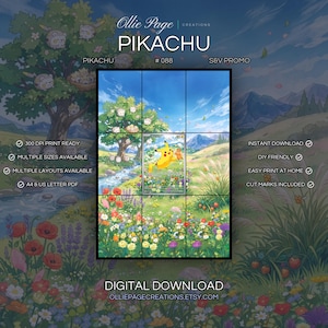 Pikachu 088 Extended Art Print | S&V Promo Binder Display (Digital Download)