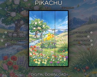 Pikachu 088 Extended Art Print | S&V Promo Binder Display (Digital Download)