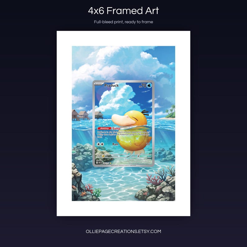 4x6 and PSA-style framed prints