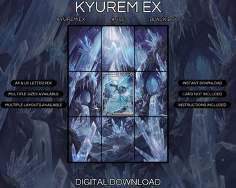 Kyurem EX 165/086 Extended Art Print | Black Bolt Binder Display (Digital Download)