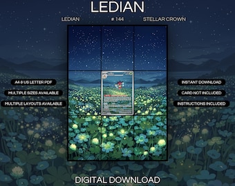 Ledian 144/142 Extended Art Print | Stellar Crown Binder Display (Digital Download)