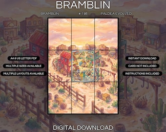 Estampe Bramblin 198/193 (édition étendue) | Présentoir pour classeur Paldea Evolved (téléchargement numérique)