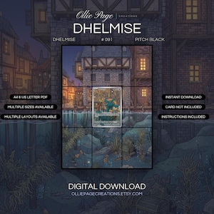 Dhelmise 091/084 Extended Art Print | Pitch Black Binder Display (Digital Download)
